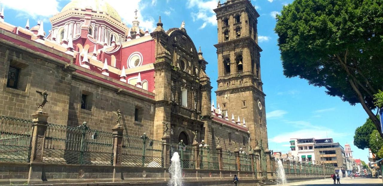 Hostal Azul Puebla Centro Historico エクステリア 写真